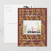 Happy Kwanzaa Briefkaart (Voorkant / Achterkant)