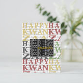 Happy Kwanzaa Briefkaart (Staand voorkant)