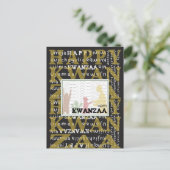 Happy Kwanzaa Briefkaart (Staand voorkant)