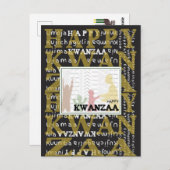 Happy Kwanzaa Briefkaart (Voorkant / Achterkant)