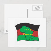 Happy Kwanzaa Briefkaart (Voorkant / Achterkant)