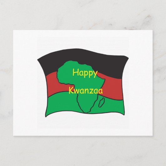 Happy Kwanzaa Briefkaart (Voorkant)