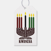 Happy Kwanzaa Cadeaulabel (Voorkant)
