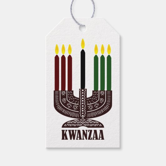 Happy Kwanzaa Cadeaulabel (Voorkant)