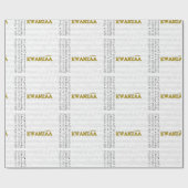 Happy Kwanzaa Cadeaupapier (Vlak)