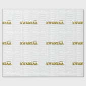 Happy Kwanzaa Cadeaupapier (Vlak)