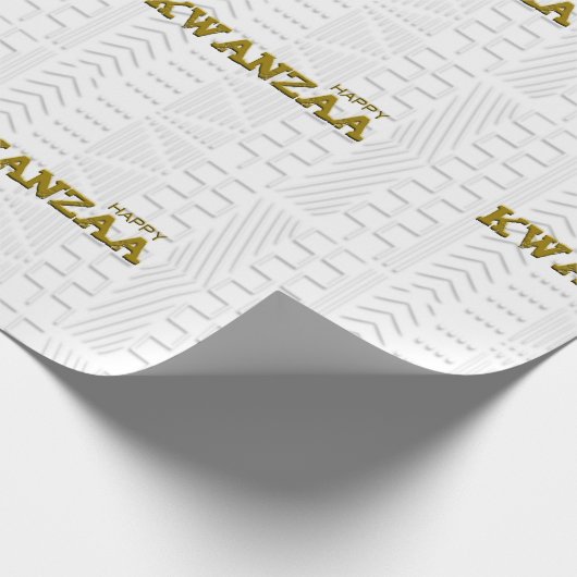 Happy Kwanzaa Cadeaupapier (Hoek)