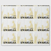 Happy Kwanzaa Cadeaupapier (Vlak)