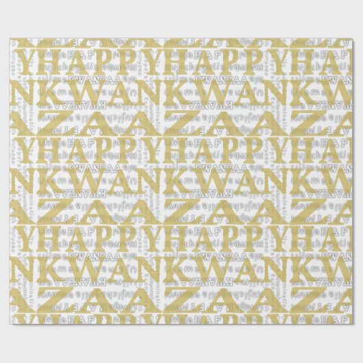Happy Kwanzaa Cadeaupapier (Vlak)