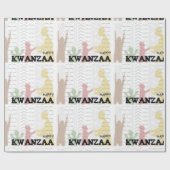Happy Kwanzaa Cadeaupapier (Vlak)
