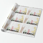 Happy Kwanzaa Cadeaupapier (Uitgerold)