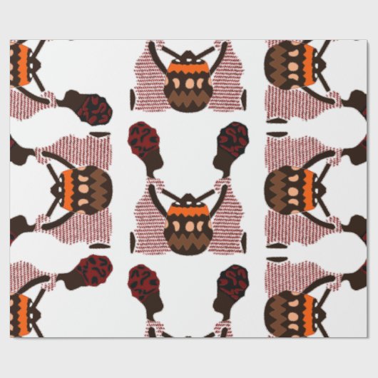 Happy Kwanzaa Cadeaupapier (Vlak)