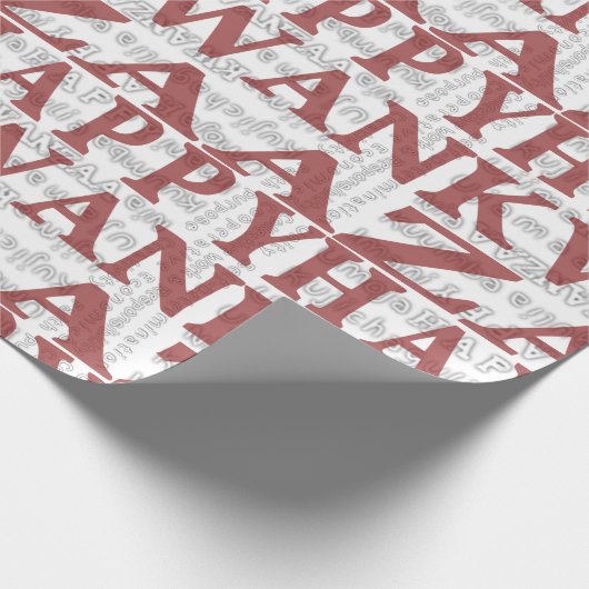 Happy Kwanzaa Cadeaupapier (Hoek)