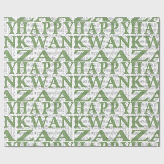 Happy Kwanzaa Cadeaupapier (Vlak)