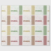 Happy Kwanzaa Cadeaupapier (Vlak)
