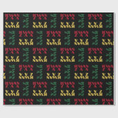 Happy Kwanzaa Cadeaupapier (Vlak)