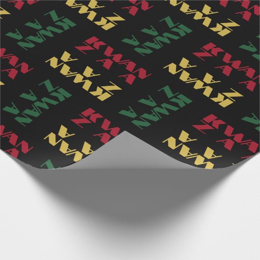 Happy Kwanzaa Cadeaupapier (Hoek)