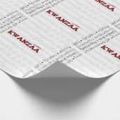 Happy Kwanzaa Cadeaupapier (Hoek)