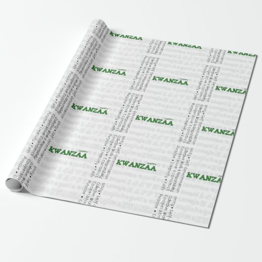 Happy Kwanzaa Cadeaupapier (Uitgerold)