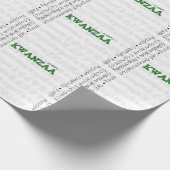 Happy Kwanzaa Cadeaupapier (Hoek)