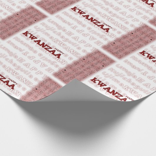 Happy Kwanzaa Cadeaupapier (Hoek)