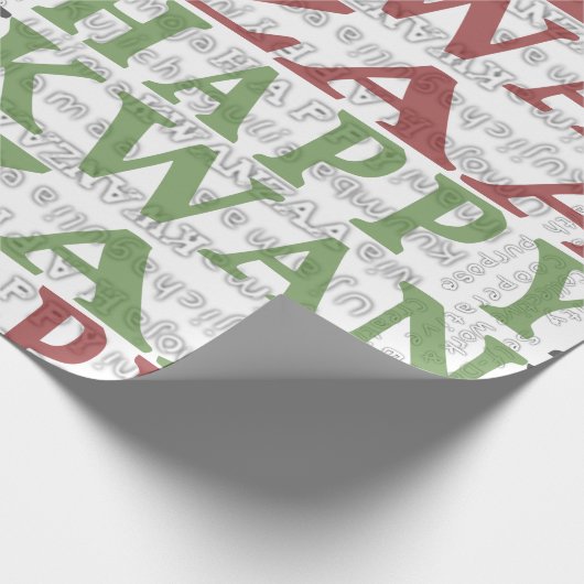 Happy Kwanzaa Cadeaupapier (Hoek)