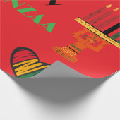 Happy Kwanzaa Cadeaupapier (Hoek)