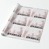 Happy Kwanzaa Cadeaupapier (Uitgerold)