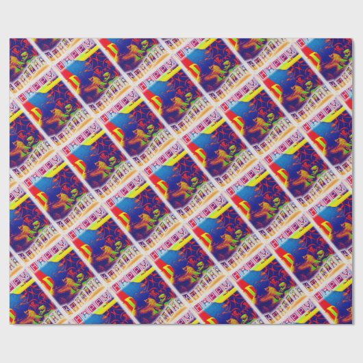 Happy Kwanzaa Cadeaupapier (Vlak)