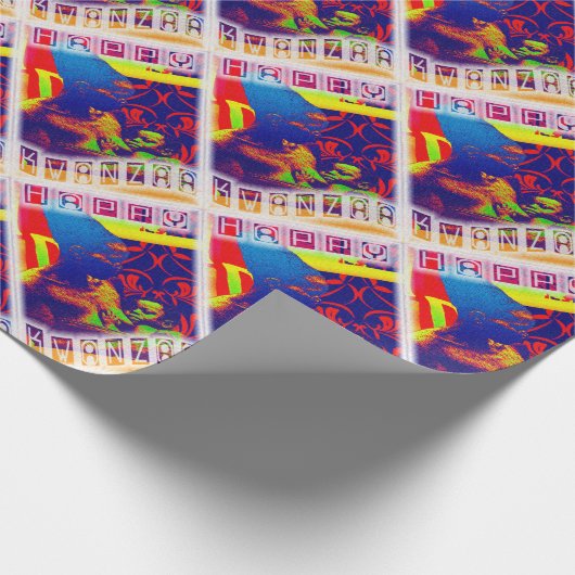 Happy Kwanzaa Cadeaupapier (Hoek)