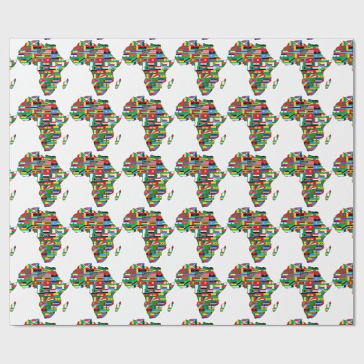 Happy Kwanzaa Cadeaupapier (Vlak)