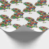 Happy Kwanzaa Cadeaupapier (Hoek)