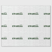 Happy Kwanzaa Cadeaupapier (Vlak)