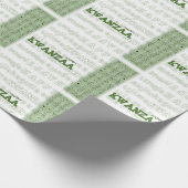Happy Kwanzaa Cadeaupapier (Hoek)