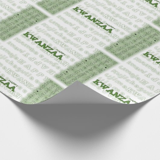 Happy Kwanzaa Cadeaupapier (Hoek)