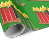 Happy Kwanzaa Candles Cadeaupapier (Rol Hoek)