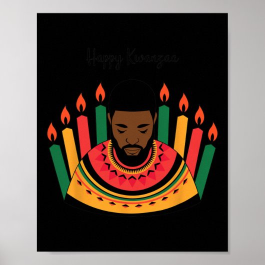 Happy Kwanzaa Day Kwanzaa Celebration Ideas Unity Poster (Voorkant)