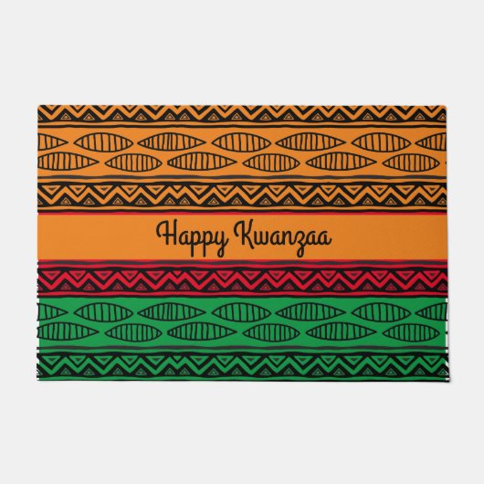Happy Kwanzaa Deurmat (Voorkant)