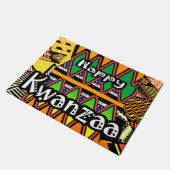 "Happy Kwanzaa" Deurmat (Schuin)