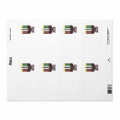 Happy Kwanzaa Etiket (Full Sheet)