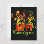 Happy Kwanzaa-feest Feestdagenkaart (Voorkant)