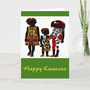 Happy Kwanzaa Feestdagen Kaart