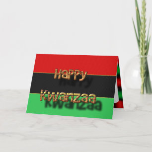 Happy Kwanzaa Feestdagen Kaart