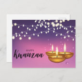 Happy Kwanzaa Feestdagenkaart (Voorkant / Achterkant)