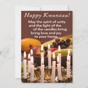 Happy Kwanzaa Feestdagenkaart