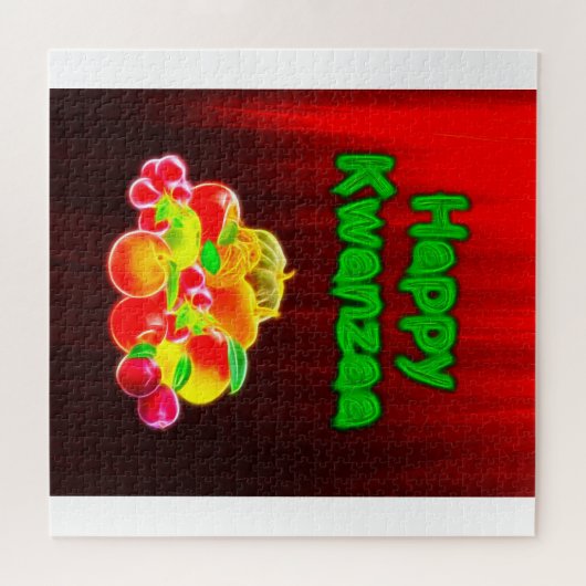 Happy Kwanzaa First Fruits Legpuzzel (Horizontaal)