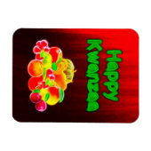 Happy Kwanzaa First Fruits Magneet (Horizontaal)