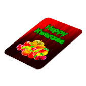 Happy Kwanzaa First Fruits Magneet (Linkerzijde)