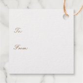 Happy Kwanzaa Gold Bedankjes Labels (Achterkant)