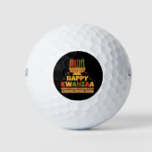 Happy Kwanzaa Golfballen (Voorkant)